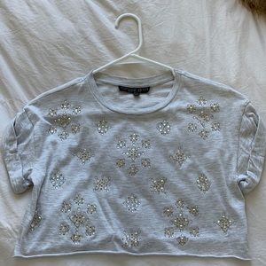 Petite Top Shop Crop Top